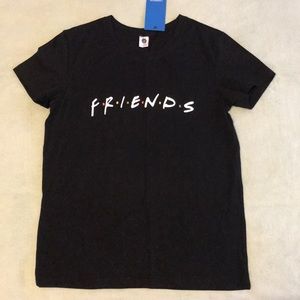 Friends TvShow TShirt Black Womens SizeM